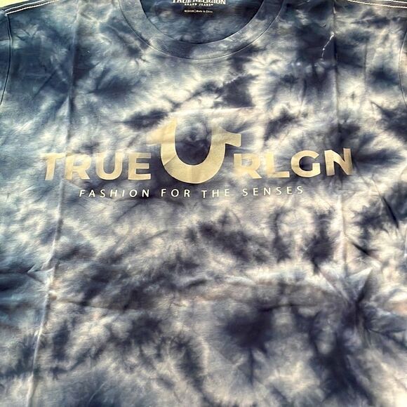 True Religion NWT t-shirt night sky tie die - Picture 2 of 8